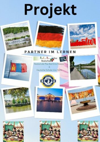 Projektflyer Partner im Lernen - Ulan Bator und Bad Ems