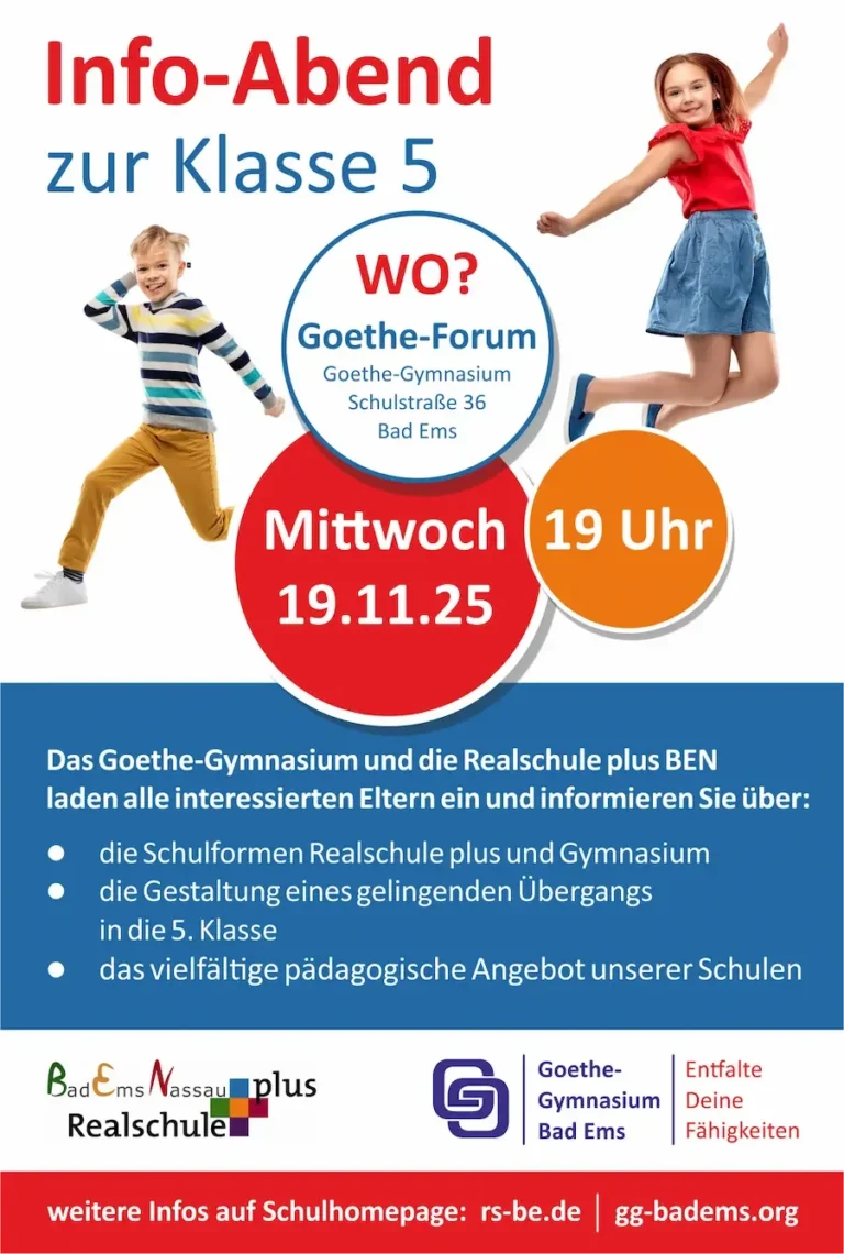 Info-Abend zur Klasse 5